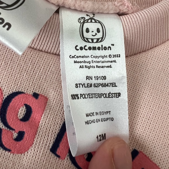 Cocomelon JJ Sweatshirt and Leggings Outfit - Picture 2 of 7